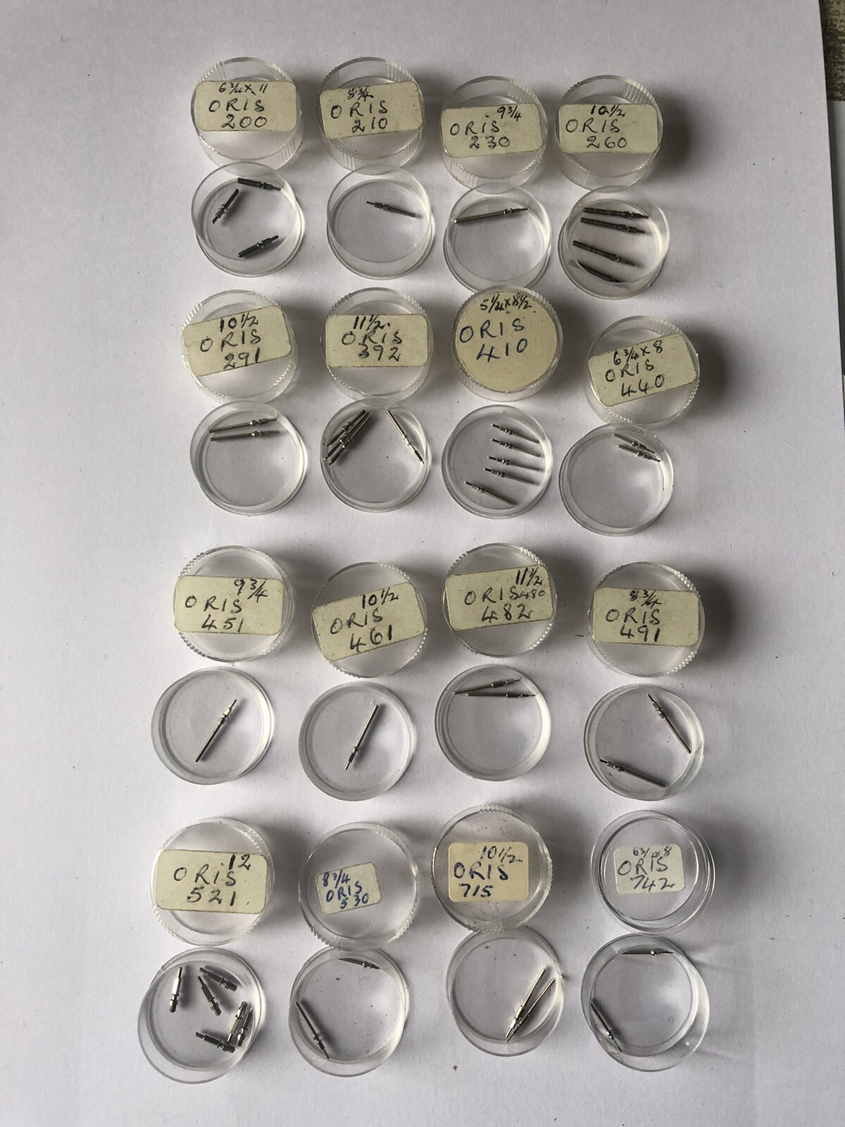 EB,Lanco,Movado,MST,Oris,Peseux,Poljot,PUW,Unitas +Vintage Watch Stems (NOS).