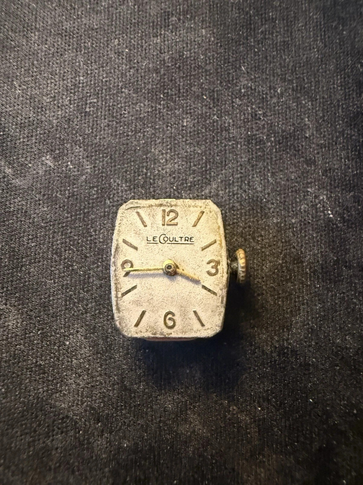 Vintage LeCoultre Ladies Watch Movement 17 Jewels For Parts Or Repair *RUNNING*