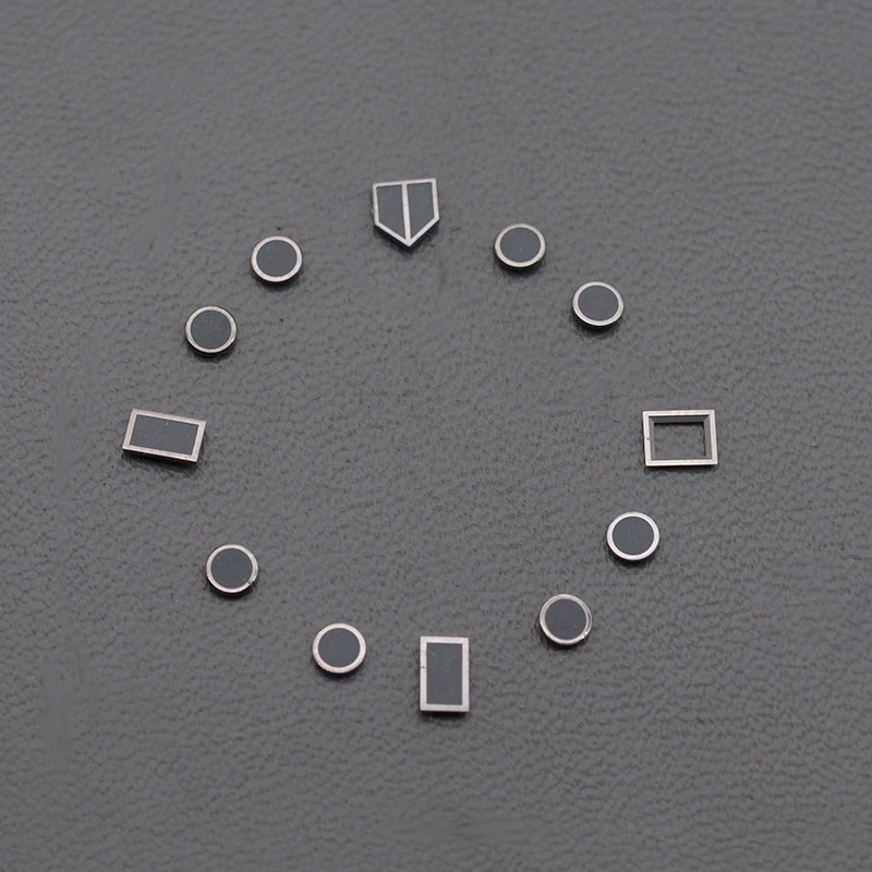 Gray Meteorite Style Dial 28.5mm Dial Watch For Japan NH35 NH36 7S26 Movements