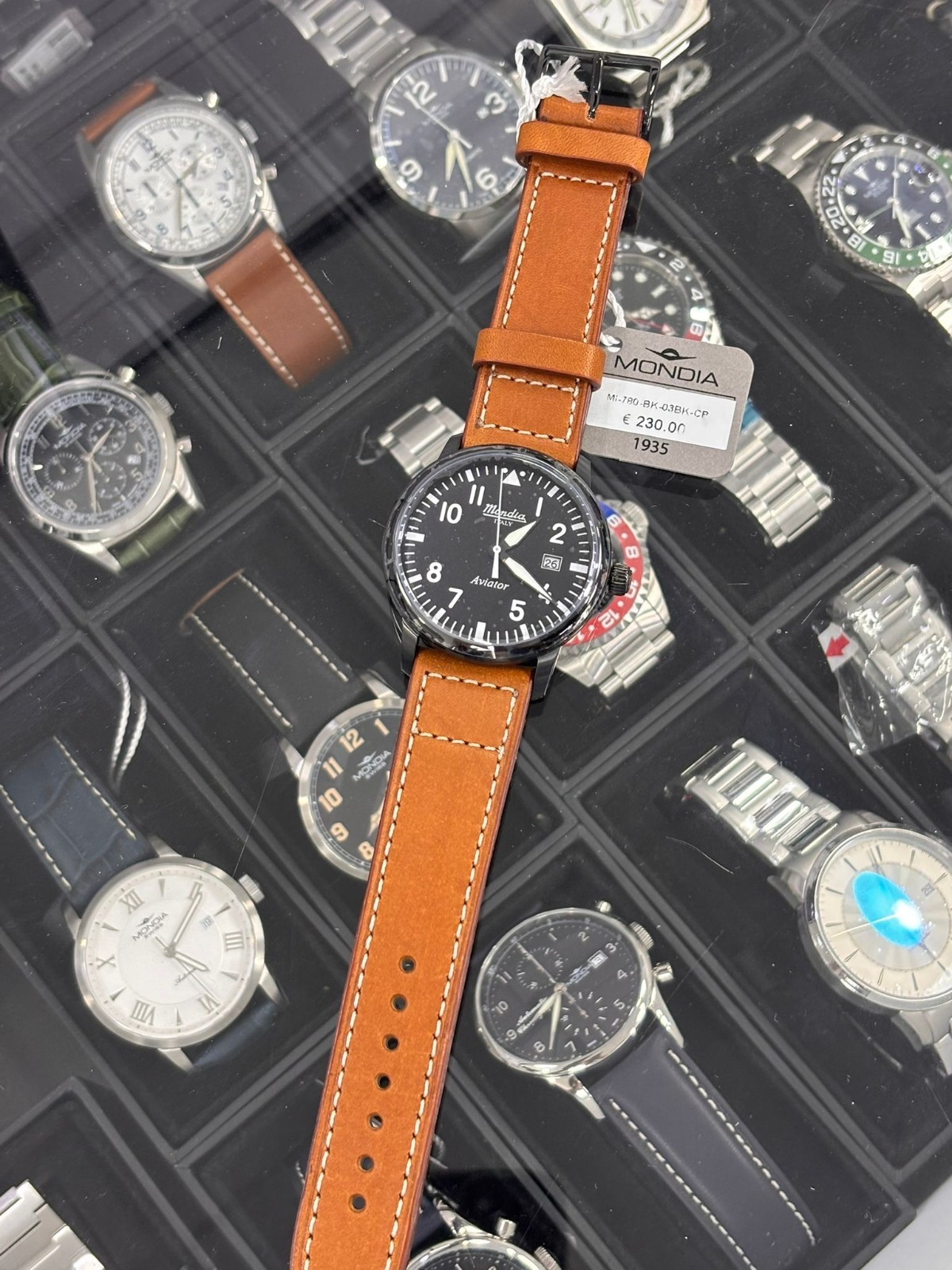 Mondia Aviator MI-780BK-03BK-CP Quartz Men’s Watch New
