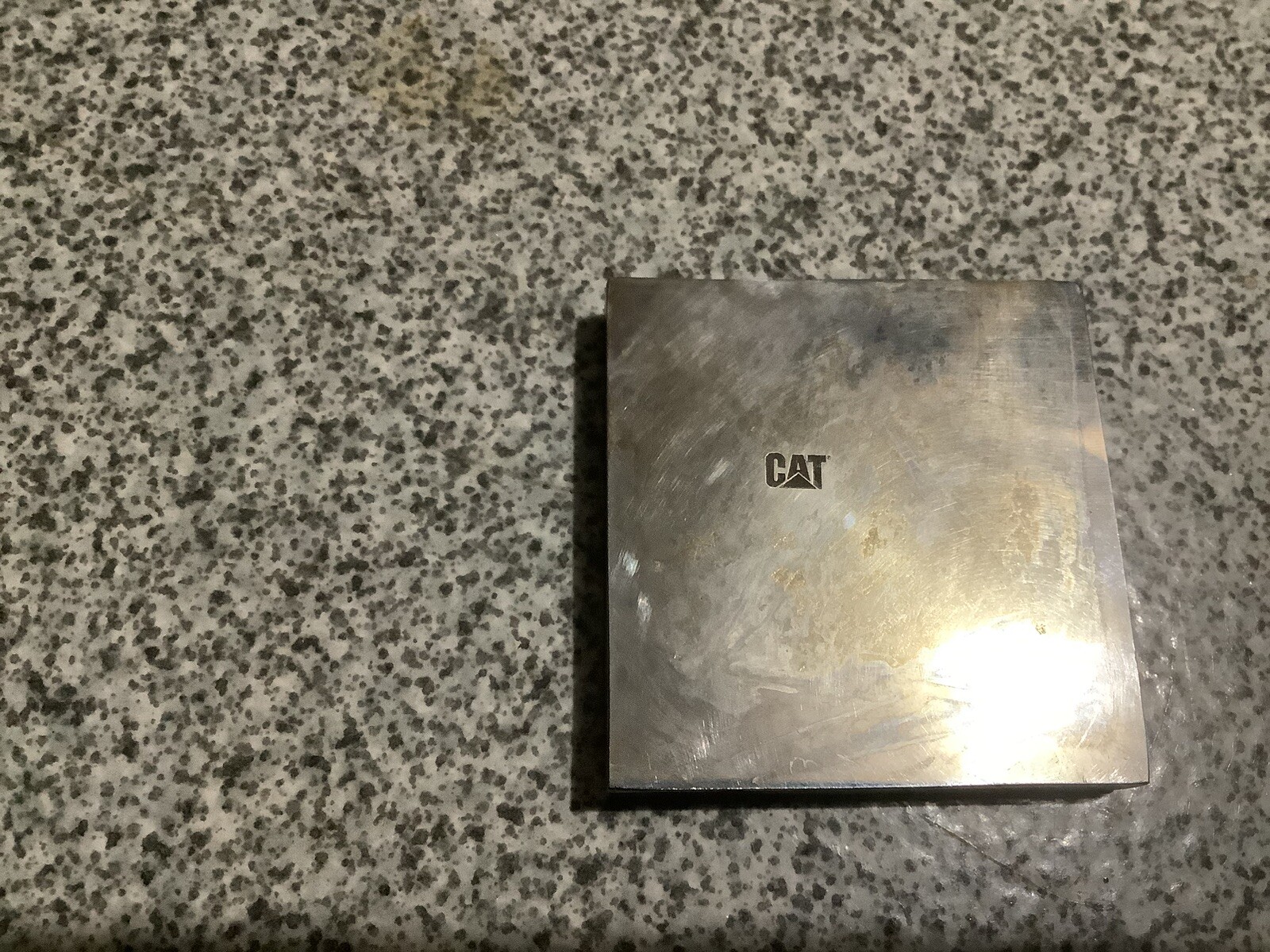 Caterpillar CAT vintage watch dial printing plate unique collector piece.