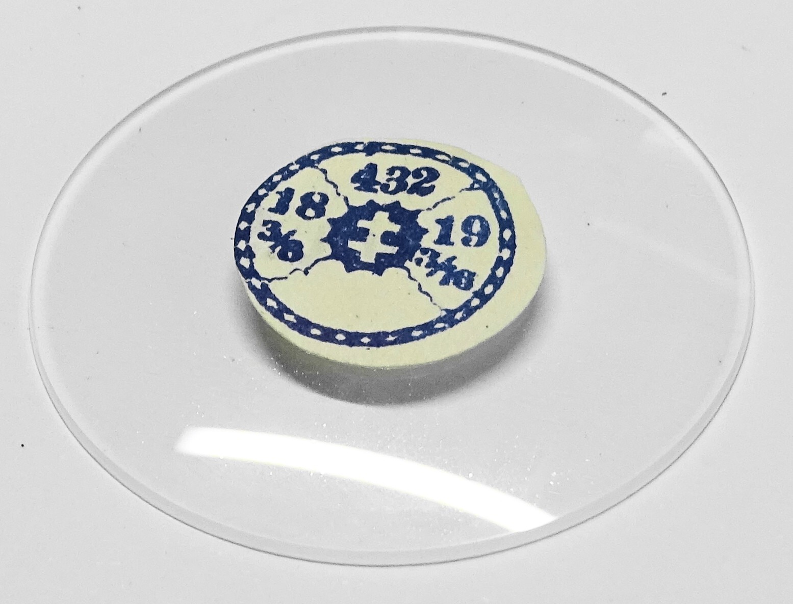 Pocket Watch Glass Diameter 43.2 Mm