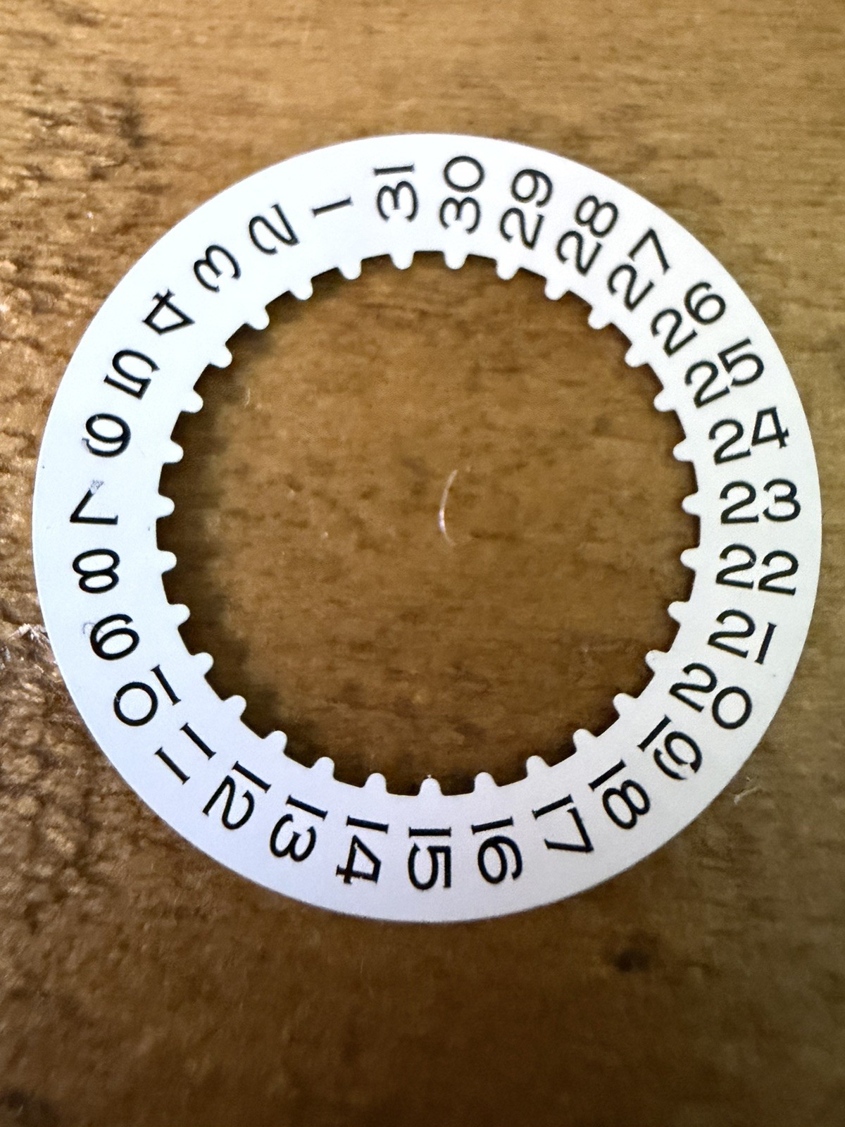 Genuine Rolex 3135 3175 3185 16200 White Date Indicator Wheel Disc Watch Caliber