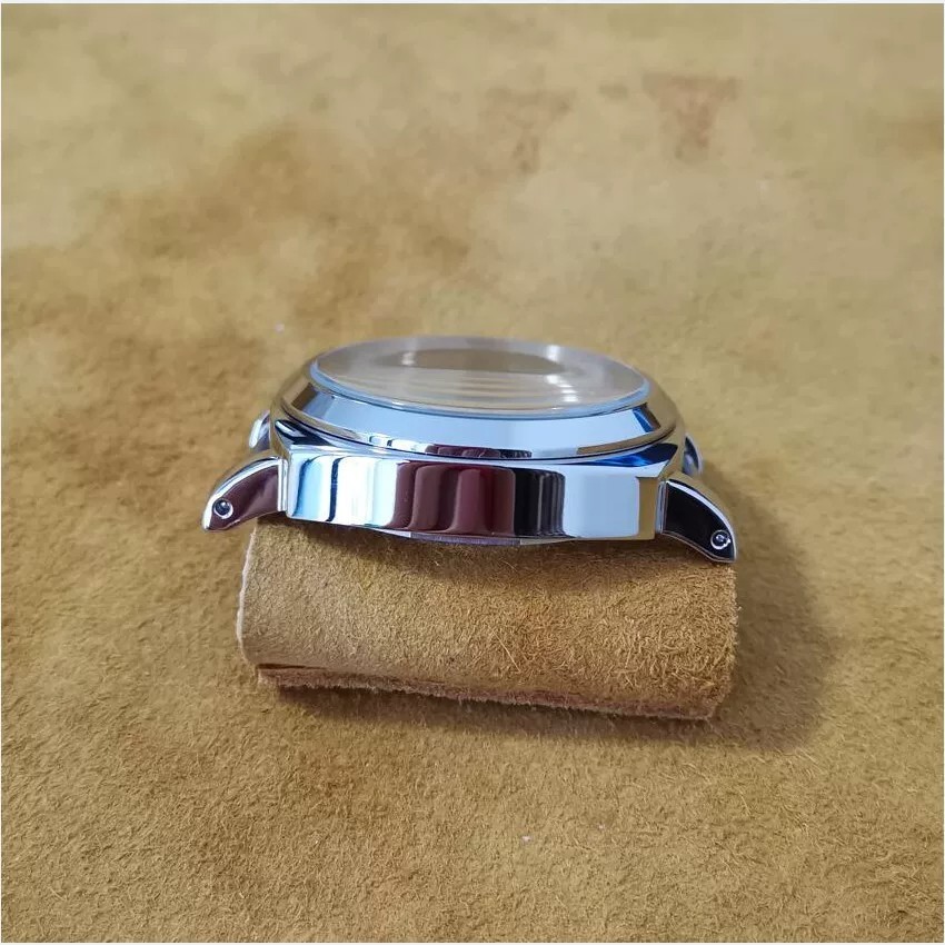 44mm 316L Stainless Steel Watch Case Brushed/Polished Fit ETA6497 ST3600Movement