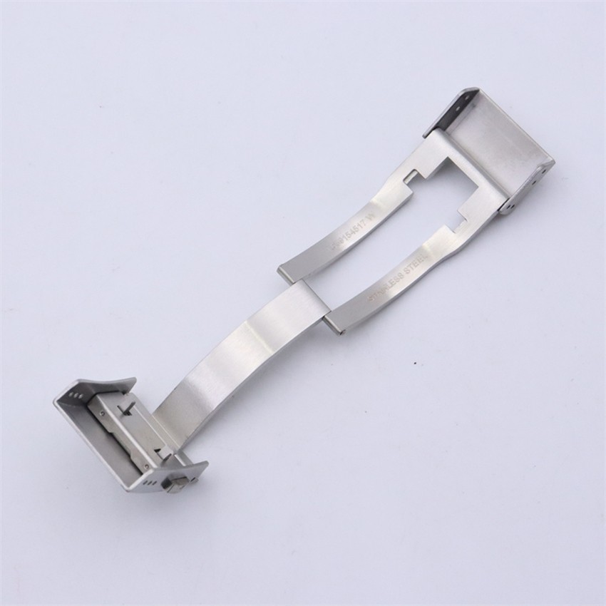19MM Stainless Steel Folding Buckle For Silicone Watch Strap Rubber Watch Band