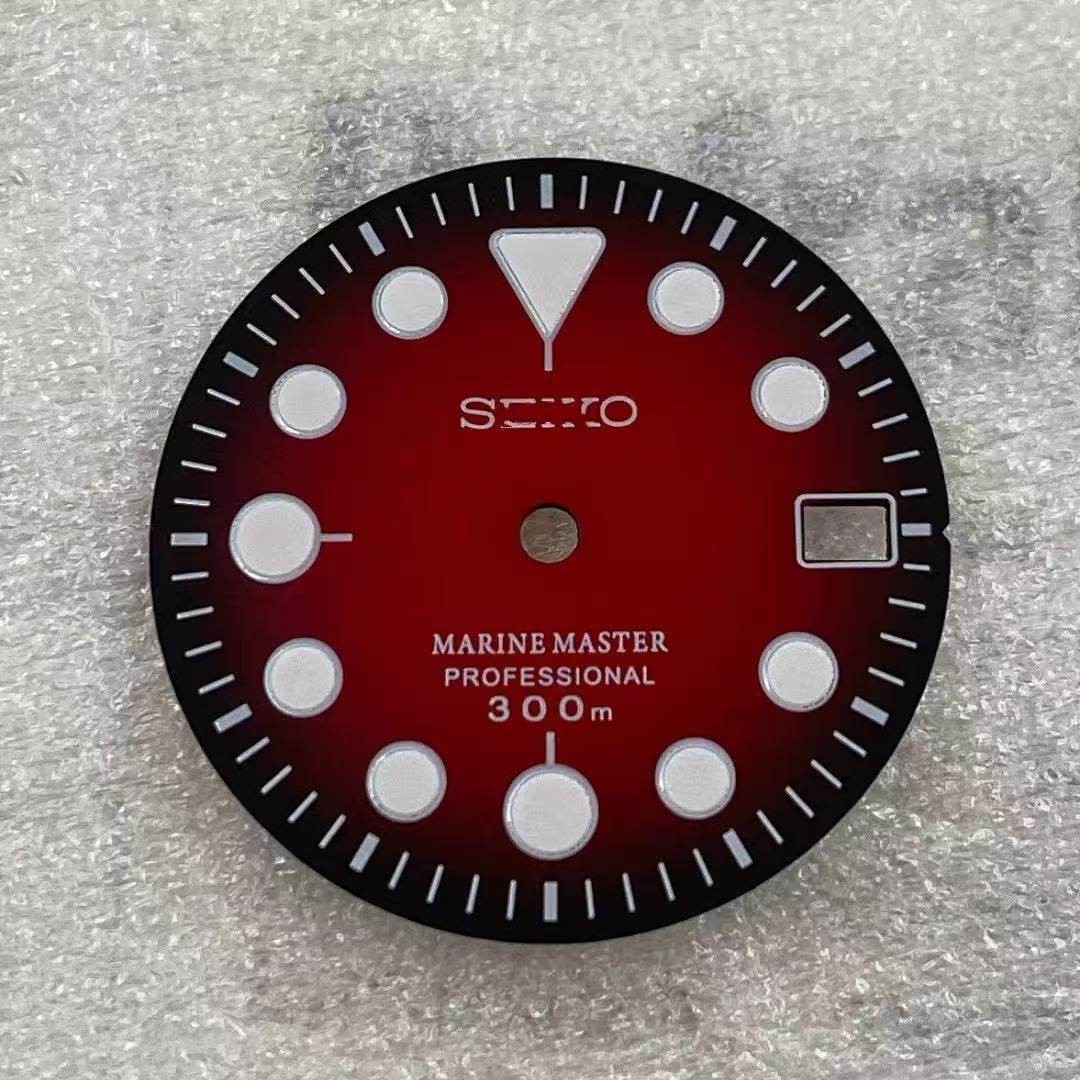 28.5mm Green Luminous Watch Dial for Nh35 NH36 Movement Watch accessories