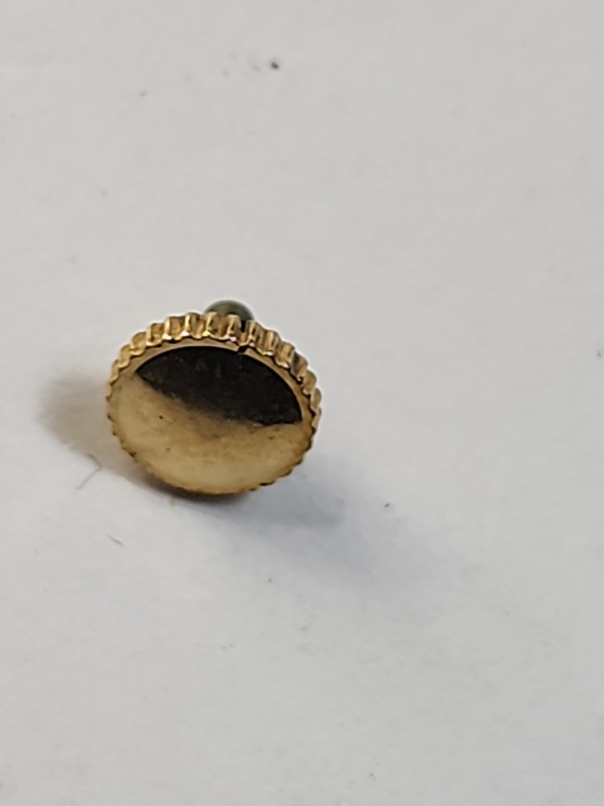 Vintage gold G.F. Watch Crowns Tap 10 6mm dia. 3mm long post. Fits 2.25 tube