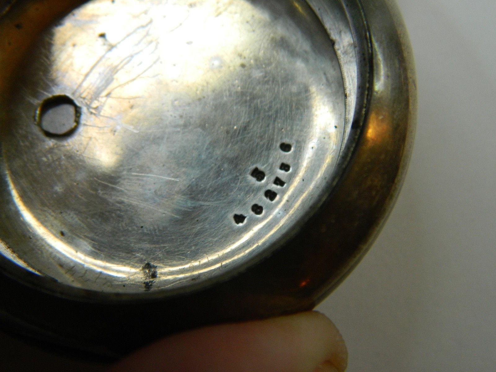 2 VINTAGE 18S DUEBER NEWPORT COIN SILVER POCKET WATCH CASE LOT – 145g