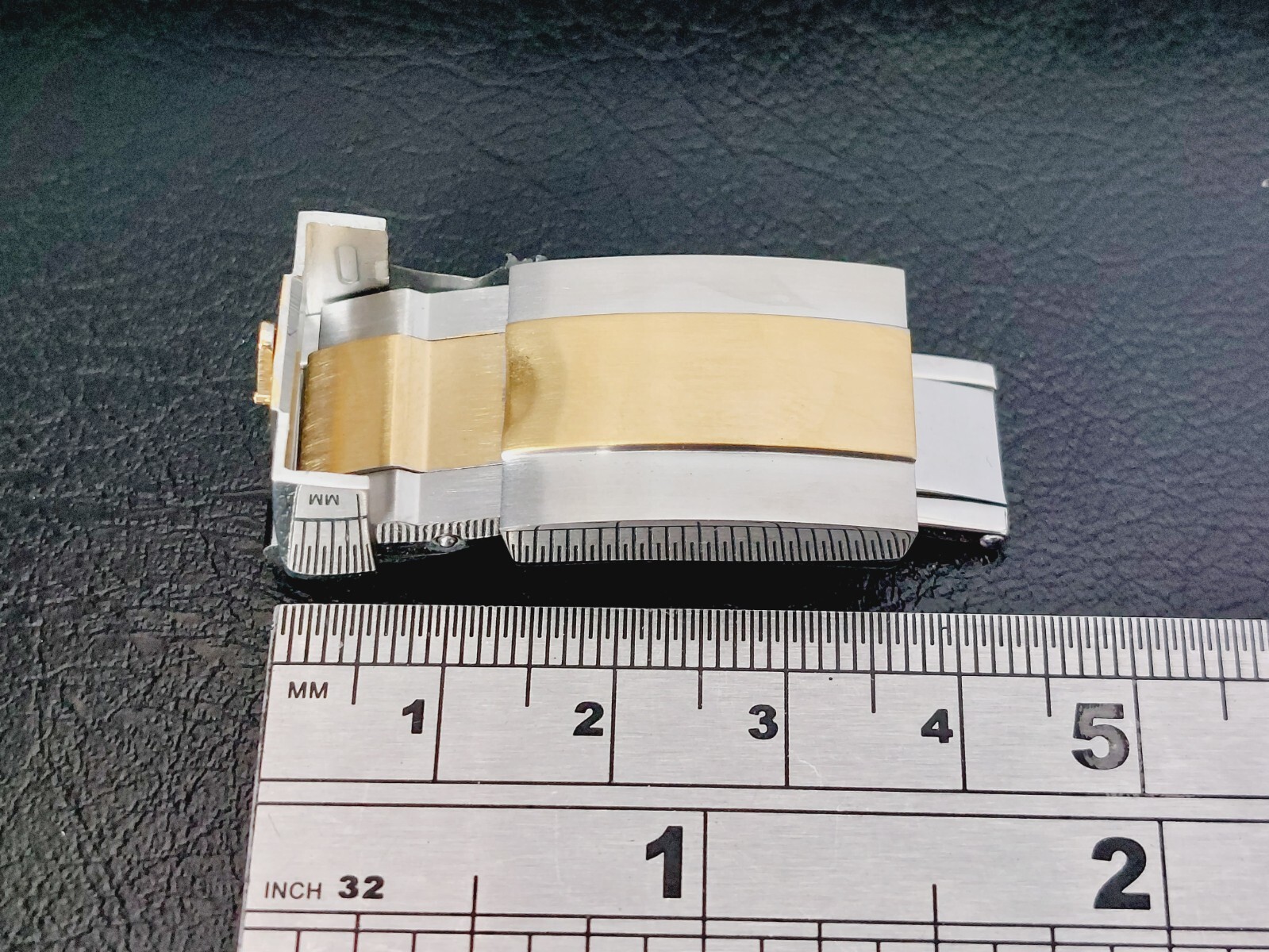 New Short Version 16mm x 9mm Steel / GP Replacement Folding Clasp For Rolex