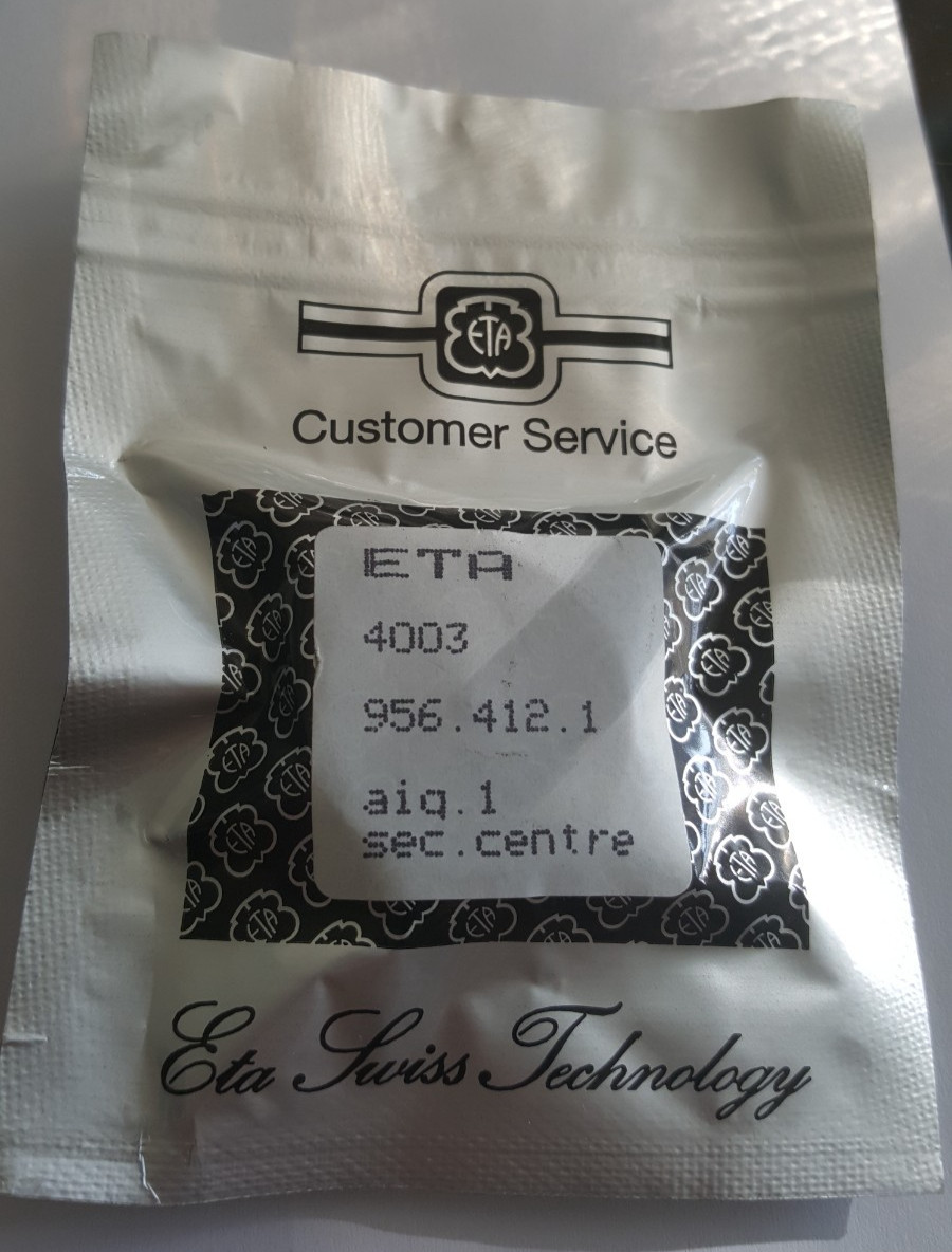 ETA Caliber 956.412 (H1) Hour Wheel Height 1.06mm