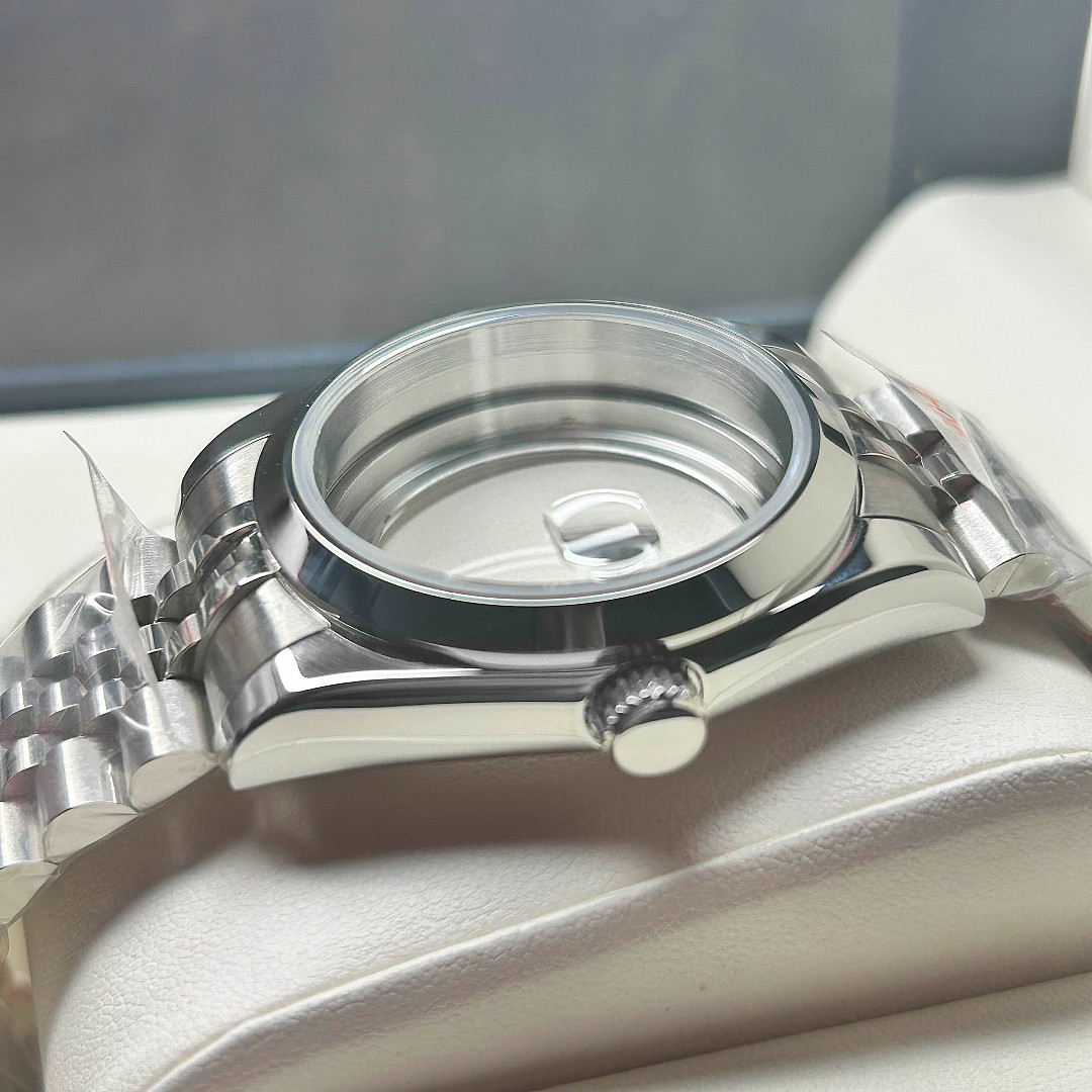Bracelet Mod For NH35 NH36 Movement+36mm Stainless Steel Polished Watch Case