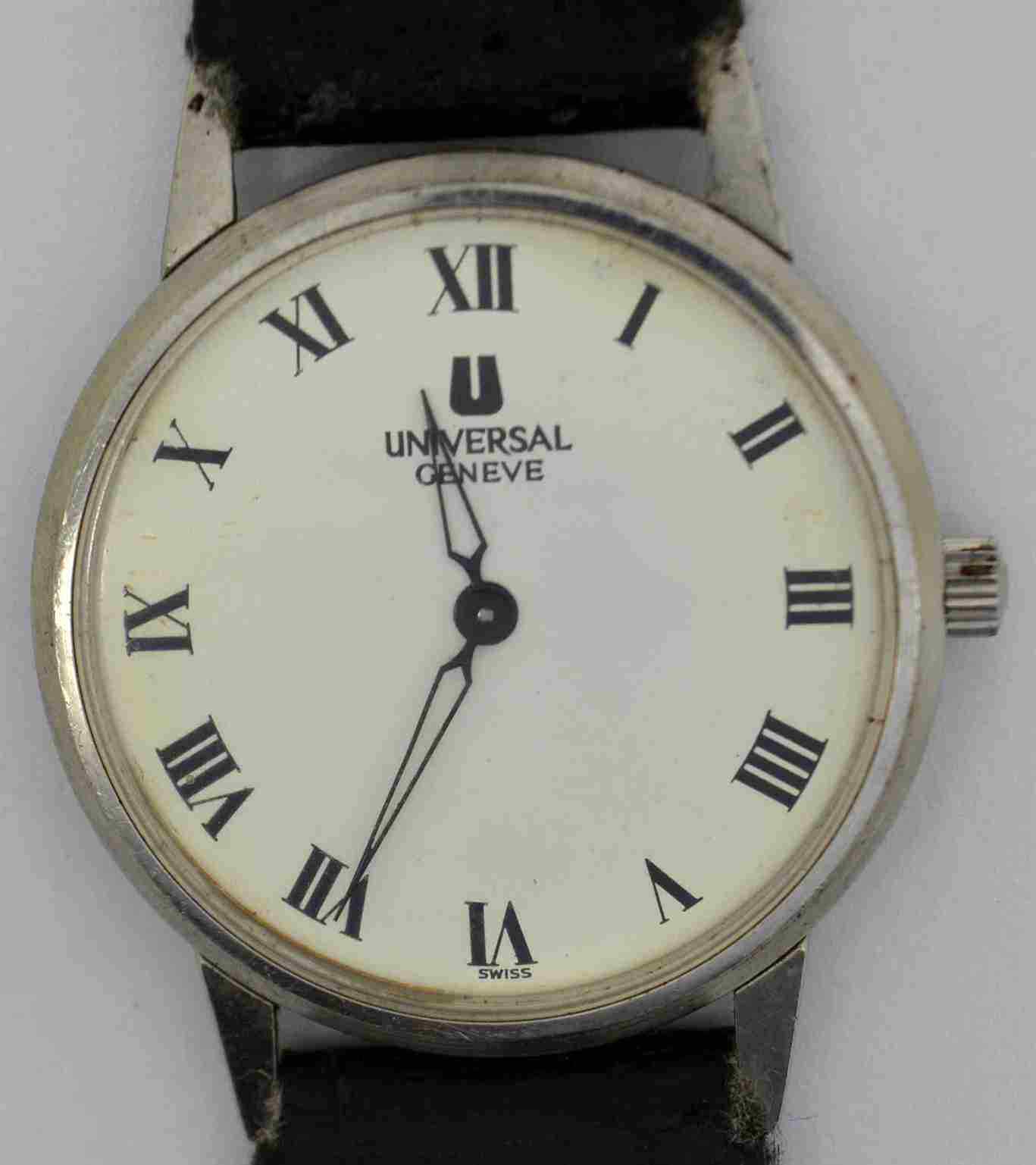 VTG UNIVERSAL GENEVE Manual Wind Steel Wristwatch. Ref: 1-568, Cal: 1-42