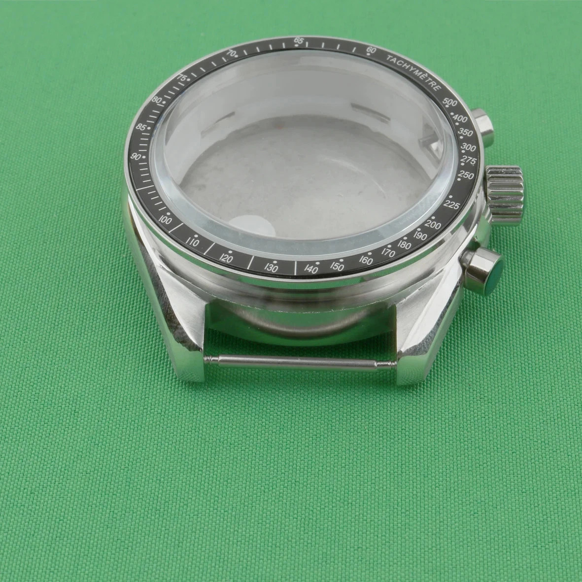 Stainless Steel Watch Case for Moonswatch VK63 VK68 40mm Silver Case Kit Quality