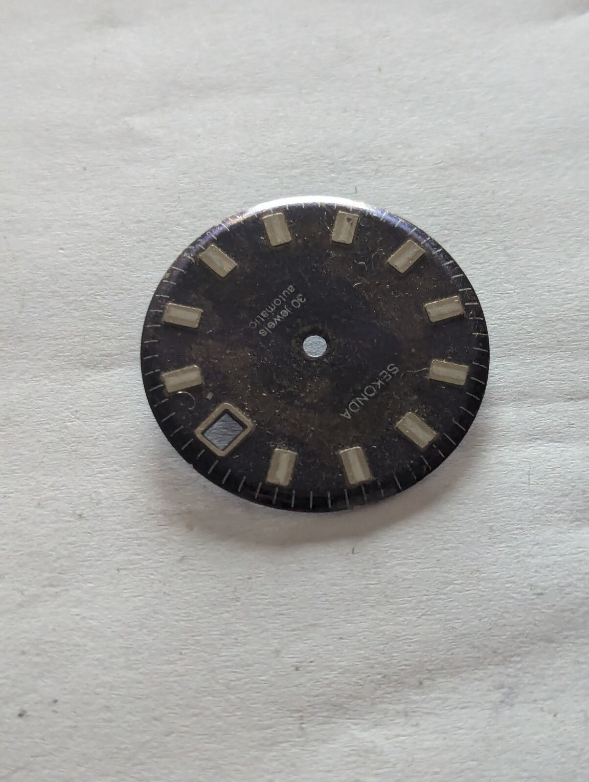 Vintage Poljot 2209 Sekonda Watch Dial (Unusual Colour & Nice Pattina