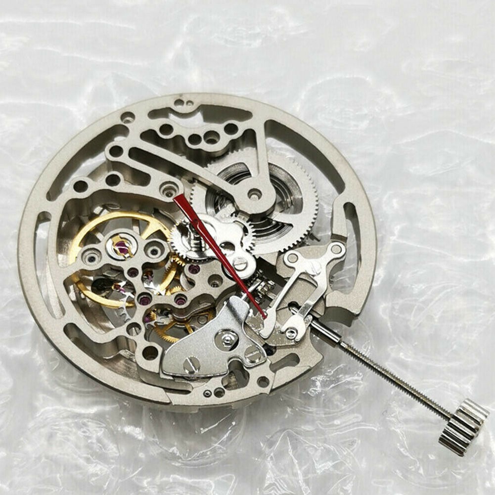 30.95mm Hollow Automatic Mechanical Skeleton Watch Movement For Seagull TY2809