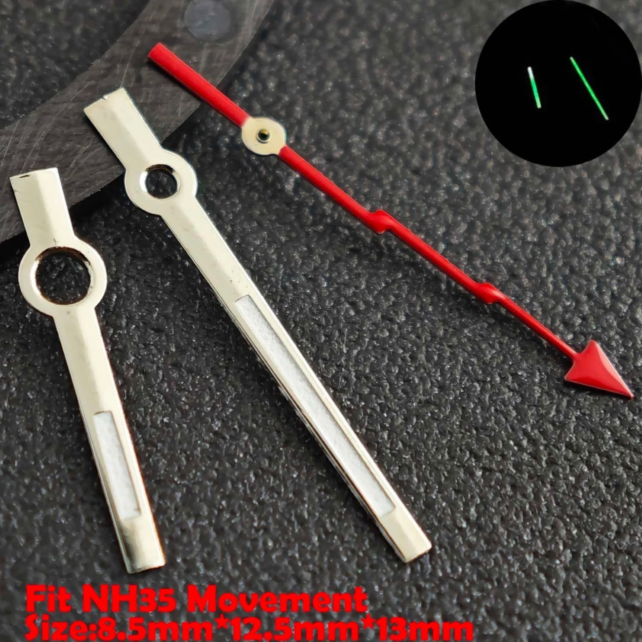 28.5mm Watch Dial Hands For NH35 NH36 M8215/E2824 Movement Watch Repair Parts