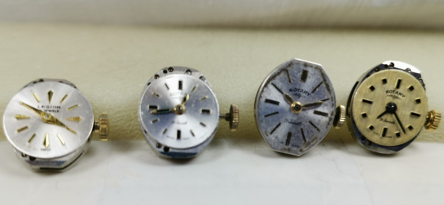 Lot 20 x AS 1677 17 J Cal. AS 1677 Swiss Wristwatch Movement Repair/Parts