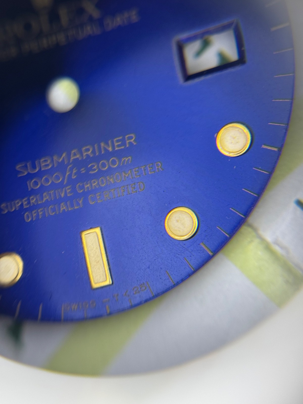 Rolex Ultra-Rare Rolex Submariner Purple / Blue Tritium Dial – Swiss-T 25 – 1661