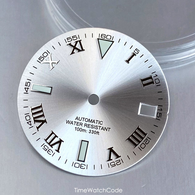29mm Roman Numerals NH35 Watch Dial Face for NH36 NH38 4R35/36 Sunburst MOD Dial