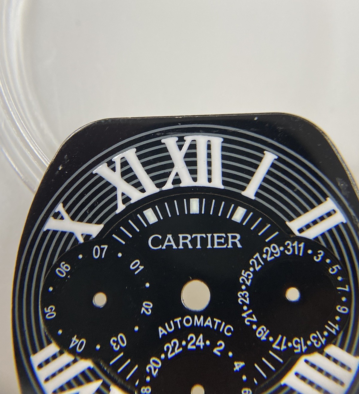Original Cartier Roadster Chronograph 2618 Cal. 8510 Black/White Roman Dial