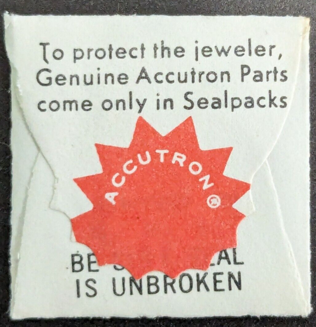 NOS Genuine Bulova Accutron 214 Part #167 Upper & Lower 3rd & 4th Wheel Jewel