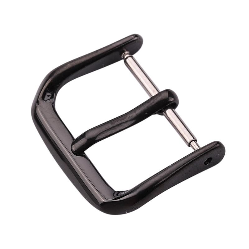20pcs Strap Stainless Steel Watch Buckle Silver Gold Black Metal Watchband Clasp