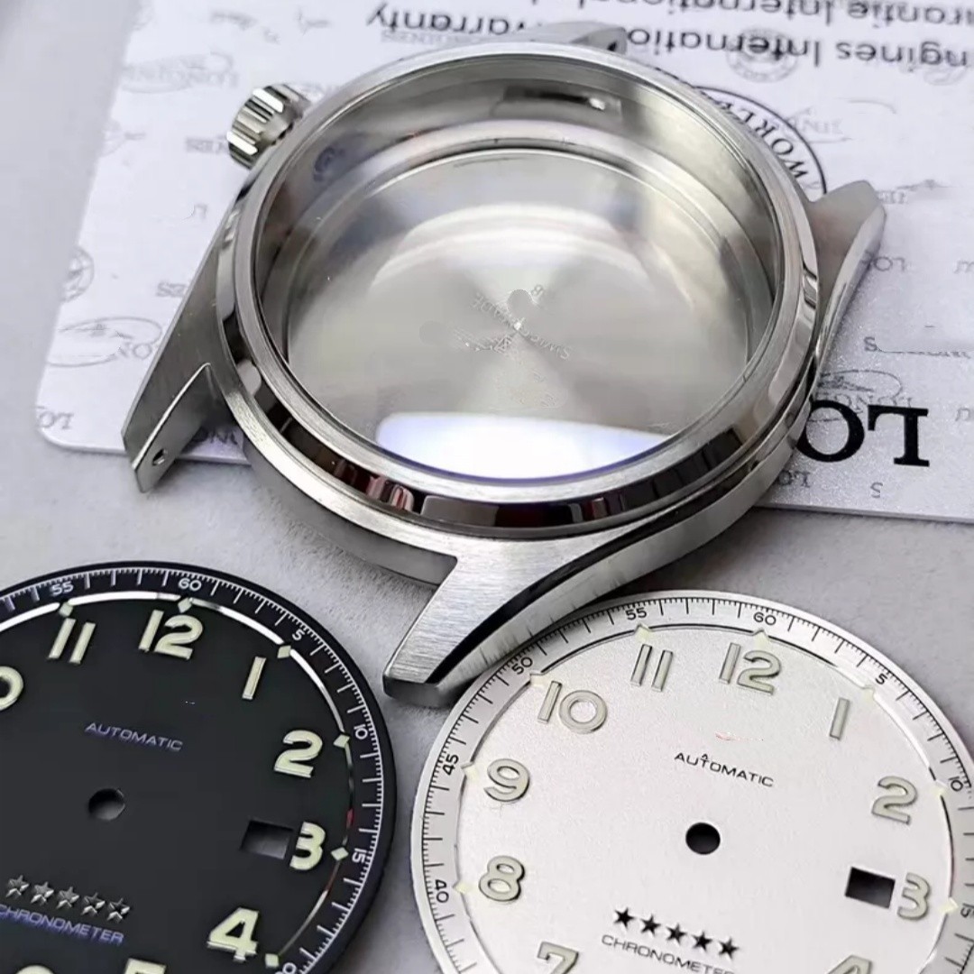 42mm stainless steel kit + dial + hands + watch strap For 2824 2892 SW200 PT5000