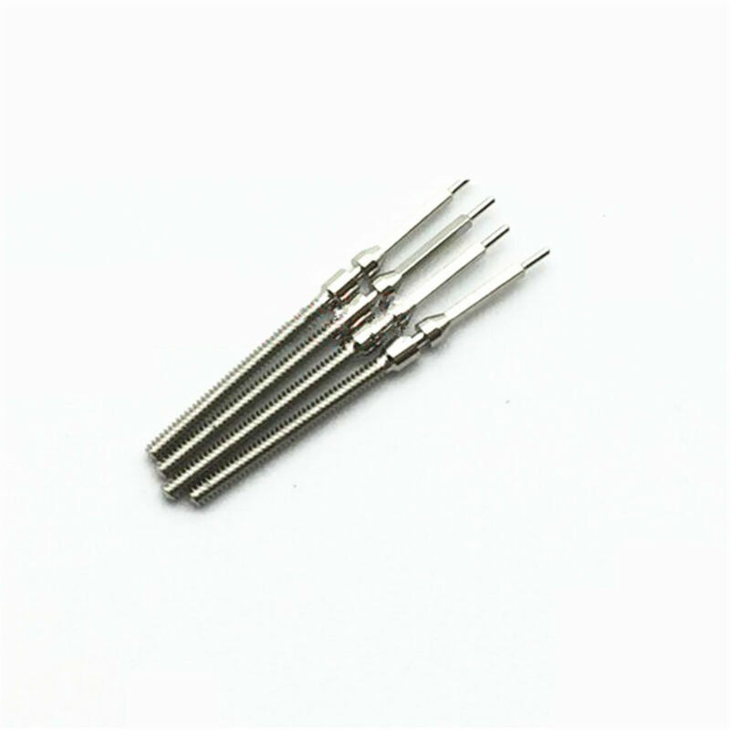 2 PCS Silver Metal Winding Stem Shaft for Miyota 8200 8205 8215 Movement Watch
