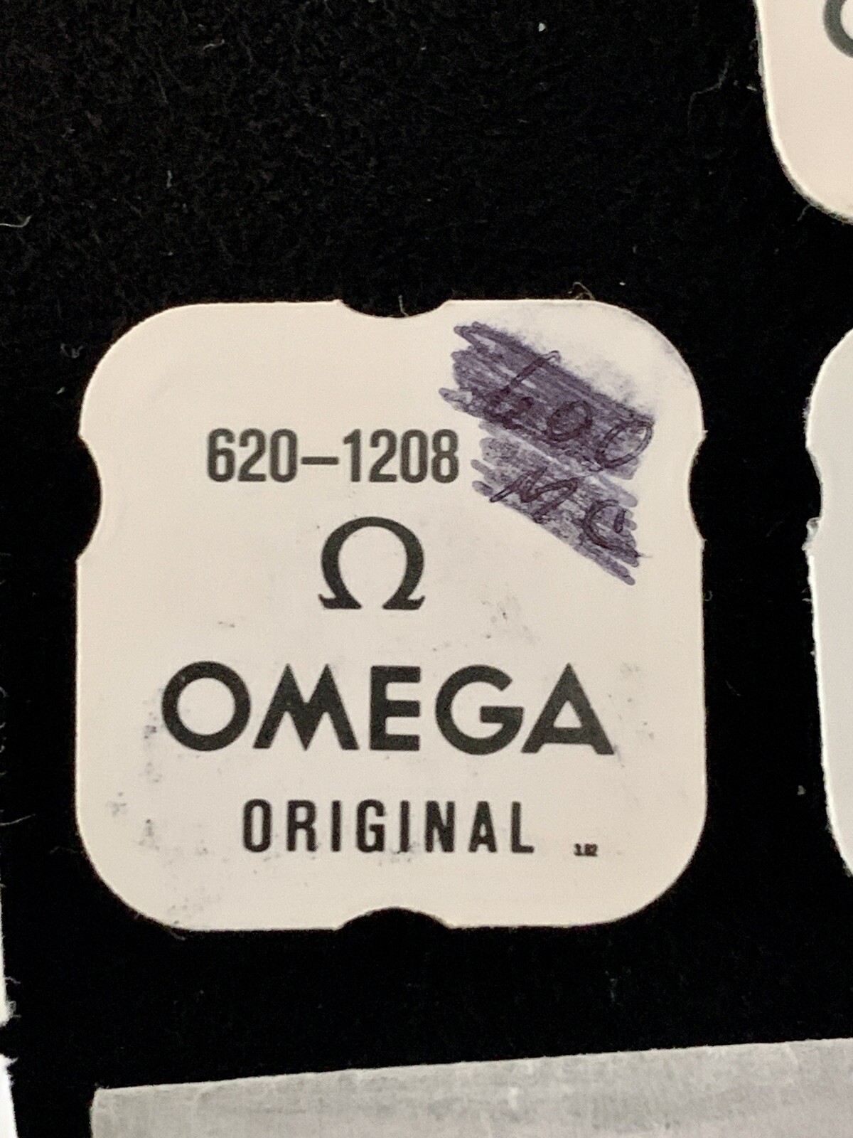 (1) One New Genuine Omega Mainspring Part # 1208 from Watchmaker’s Parts Stock