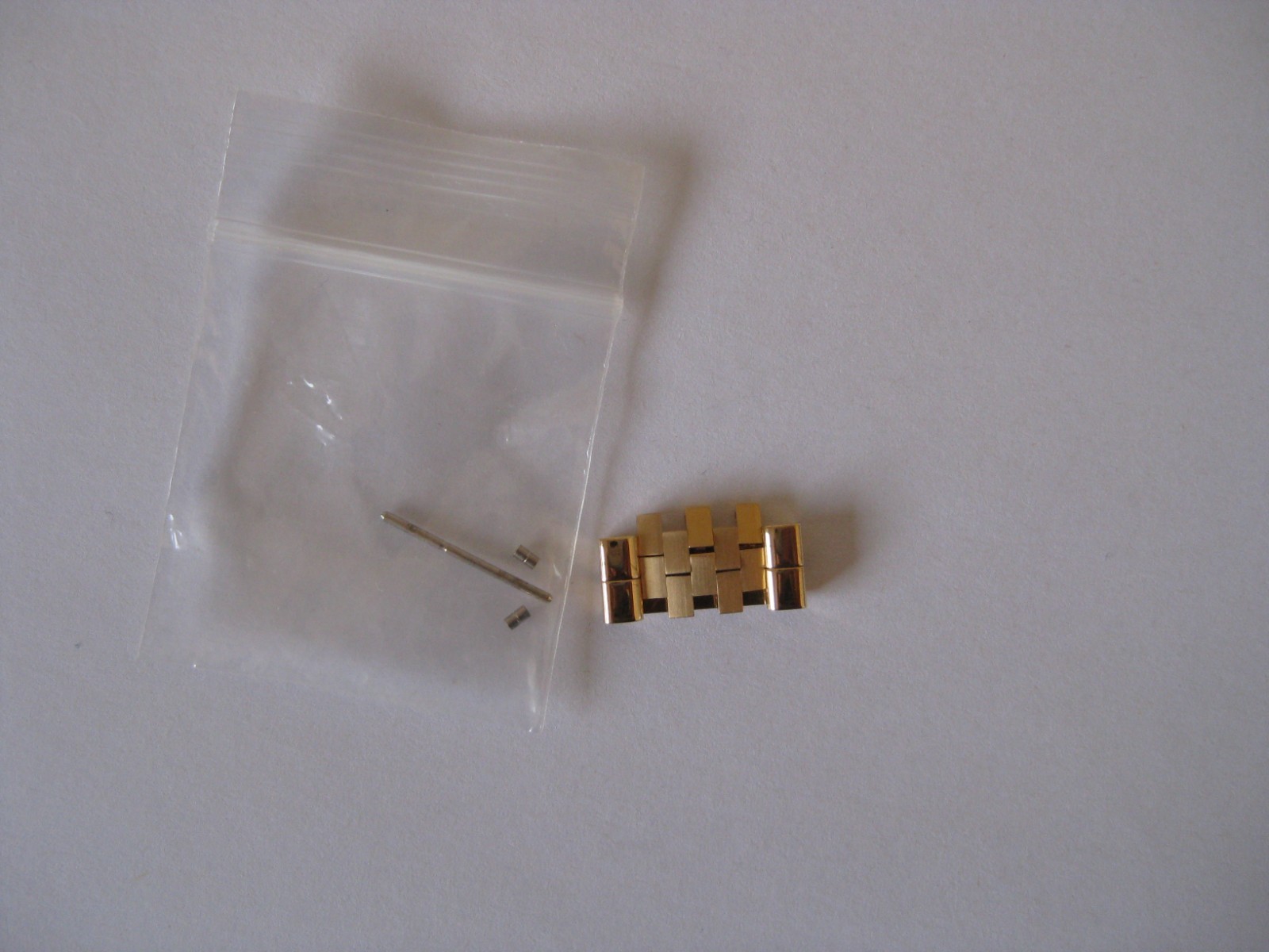 Omega 18K Solid Yellow Gold De Ville Armadillo Watch Band Link Part 19mm 2 Links