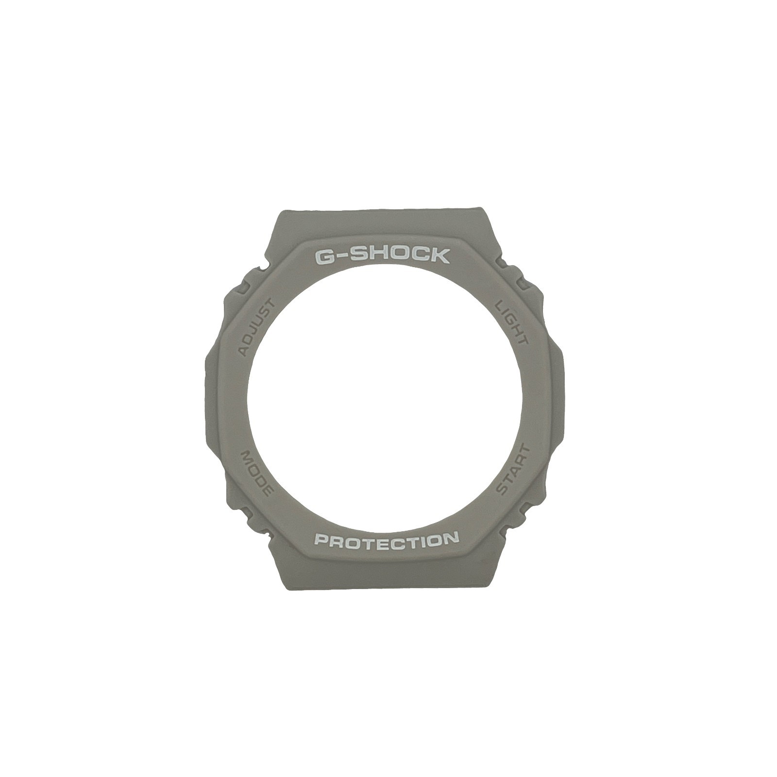 Genuine Casio G-SHOCK GA-2100 Bezel-Off White Resin Case Cover w/White Logo OEM