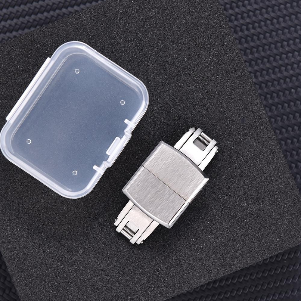 16mm 18mm New Double Click Fold Butterfly Buckle Fast Release CTS Steel Brush