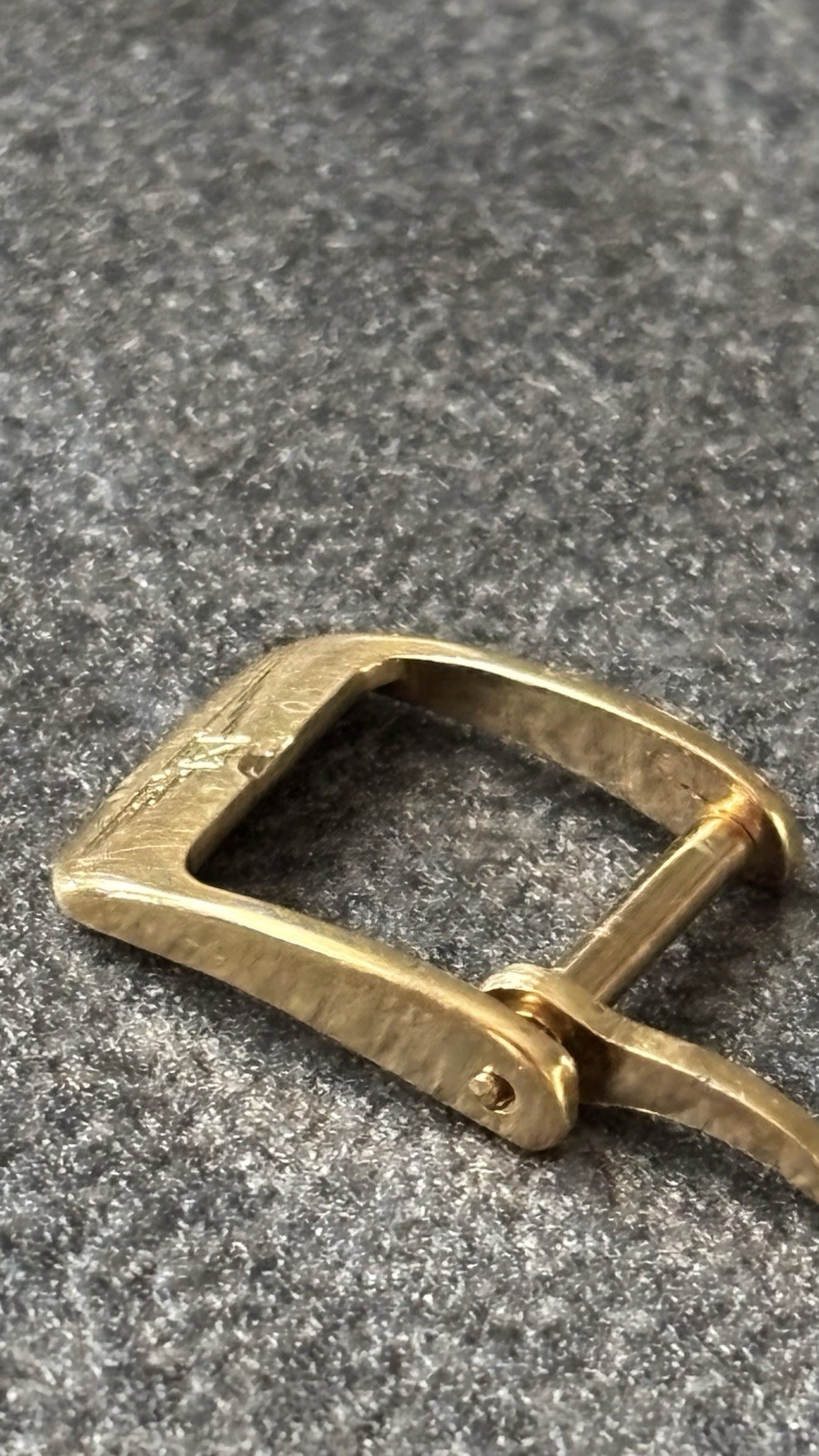 Longines Buckle 10mm Vintage Gold Steel Buckle Gold Original Strap