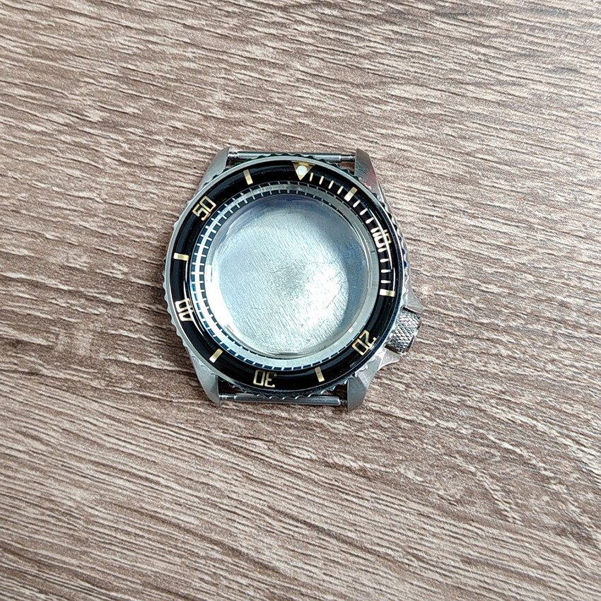 42MM 316 Steel Watch Case Resin Bezel Mineral for SKX007 for NH35/36/4R Movement