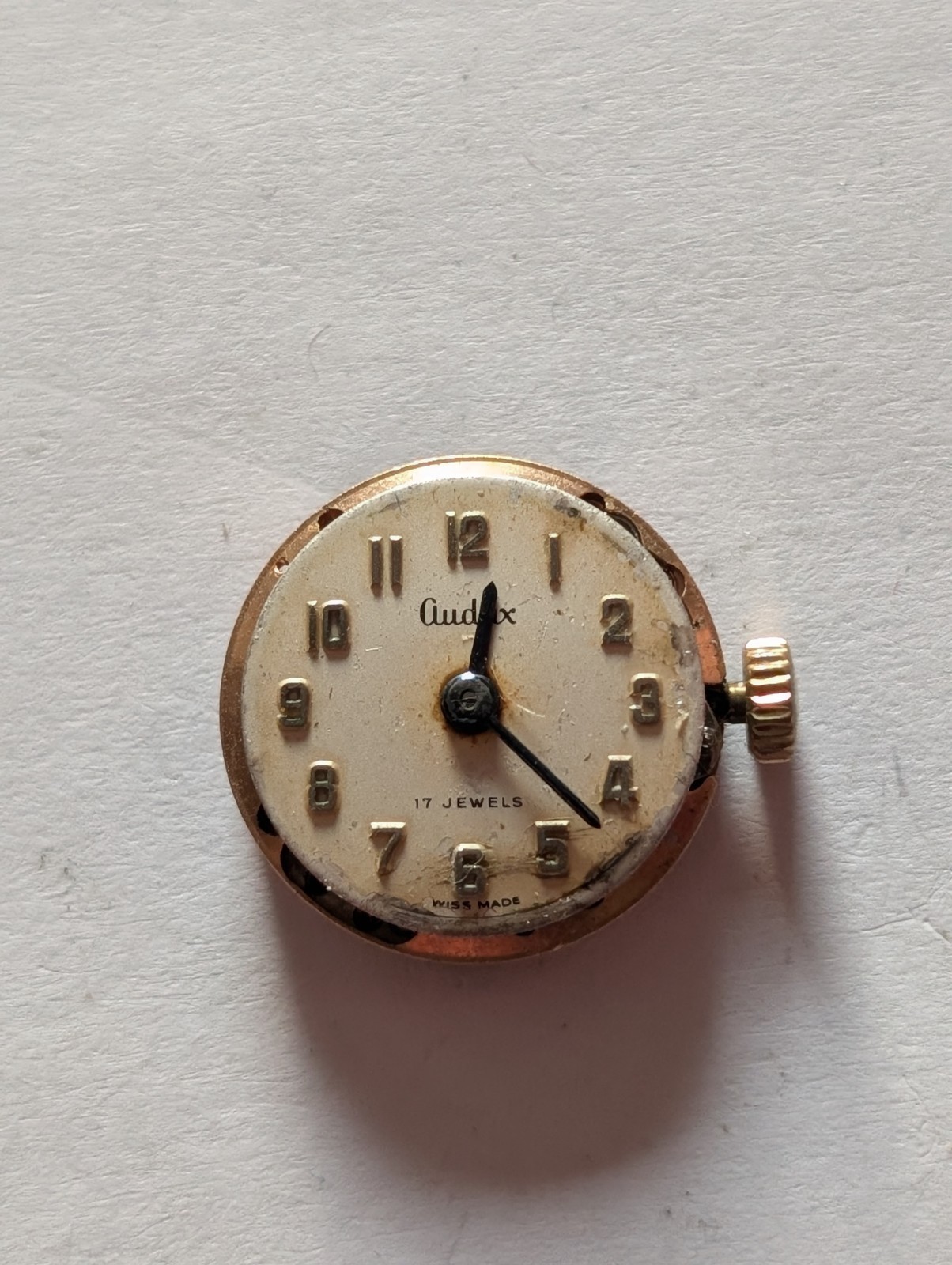 Vintage ETA 2410 Mechanical Watch Movement (Spares/Repairs/Bad Balance)