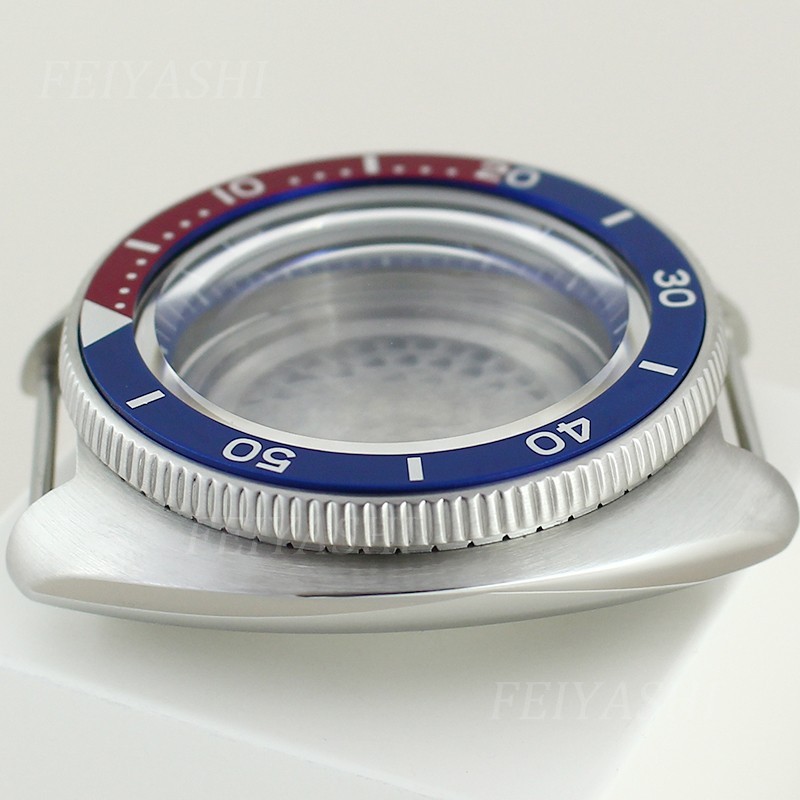 44mm Stainless Watch Case Modify Seiko 6105 Mod Sapphire For Seiko NH34 35 36 38