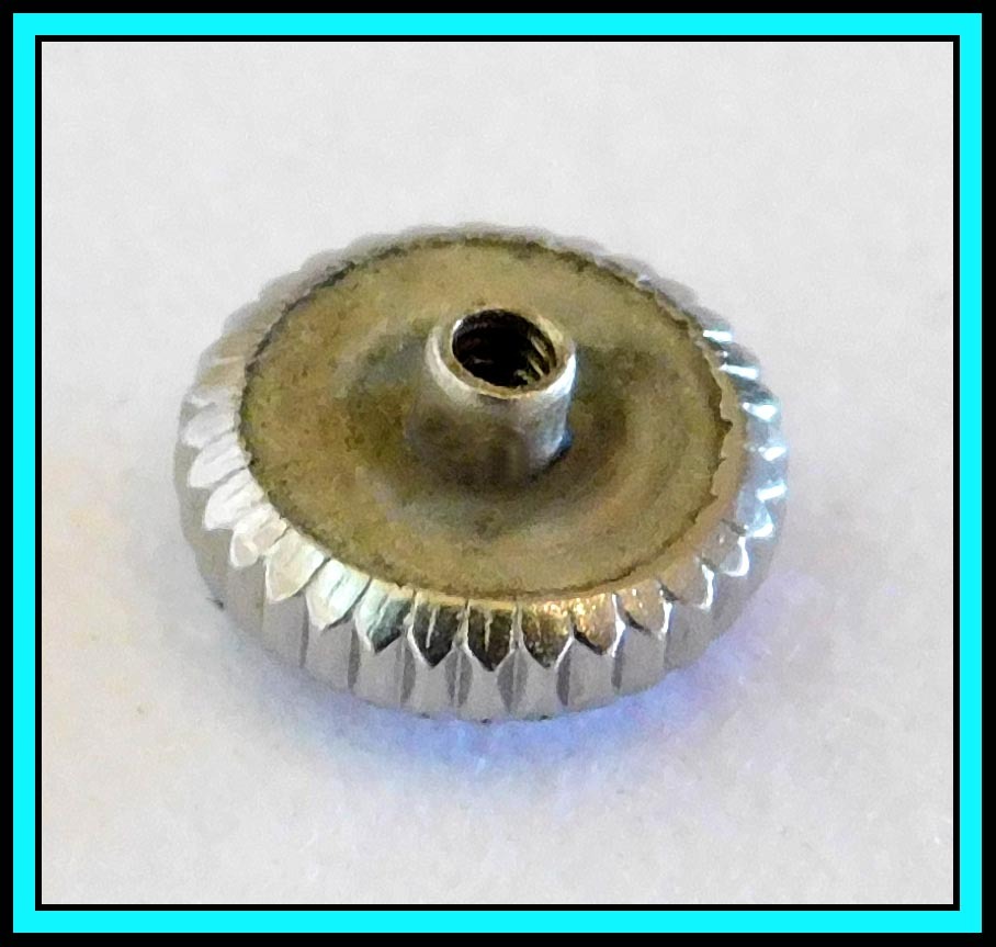 CYMA Watch Crown Stainless Steel – ORIGINAL – N.O.S. – 5.25 mm – TAP: 90