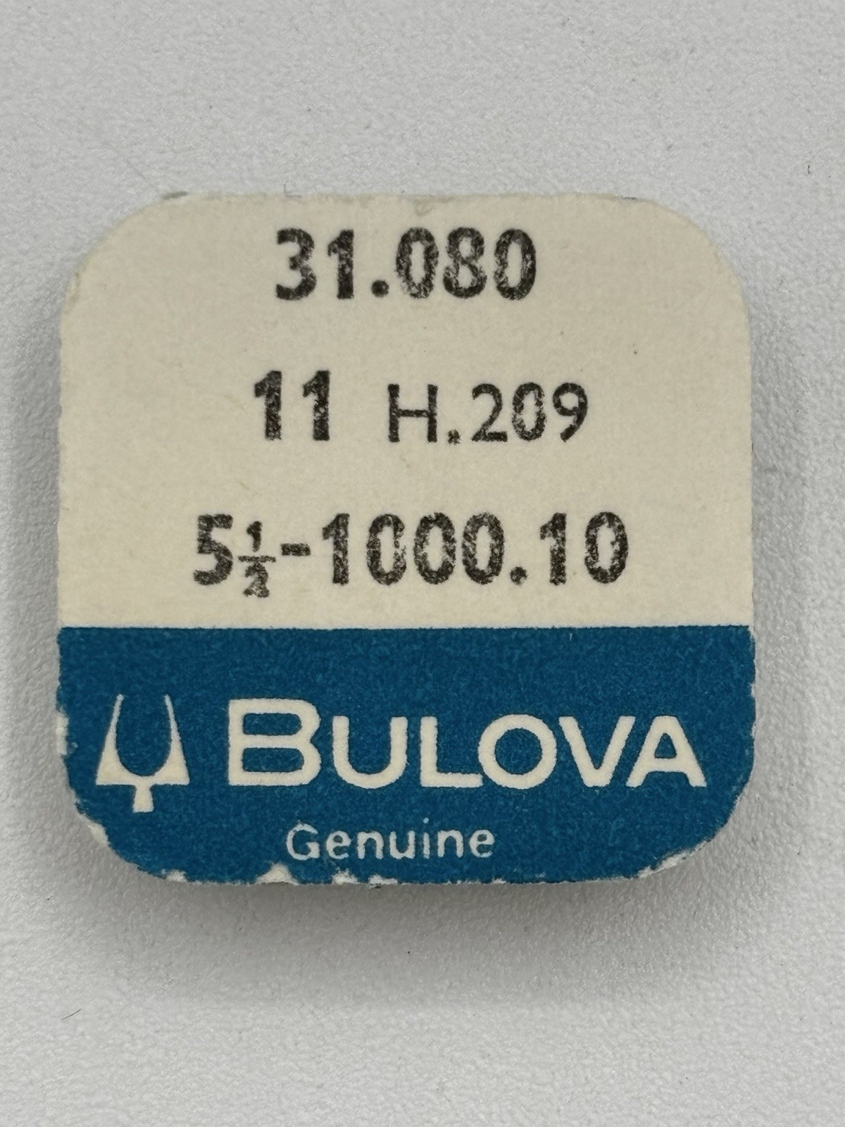 Bulova 1000.10 11 H.209 31.080 NOS
