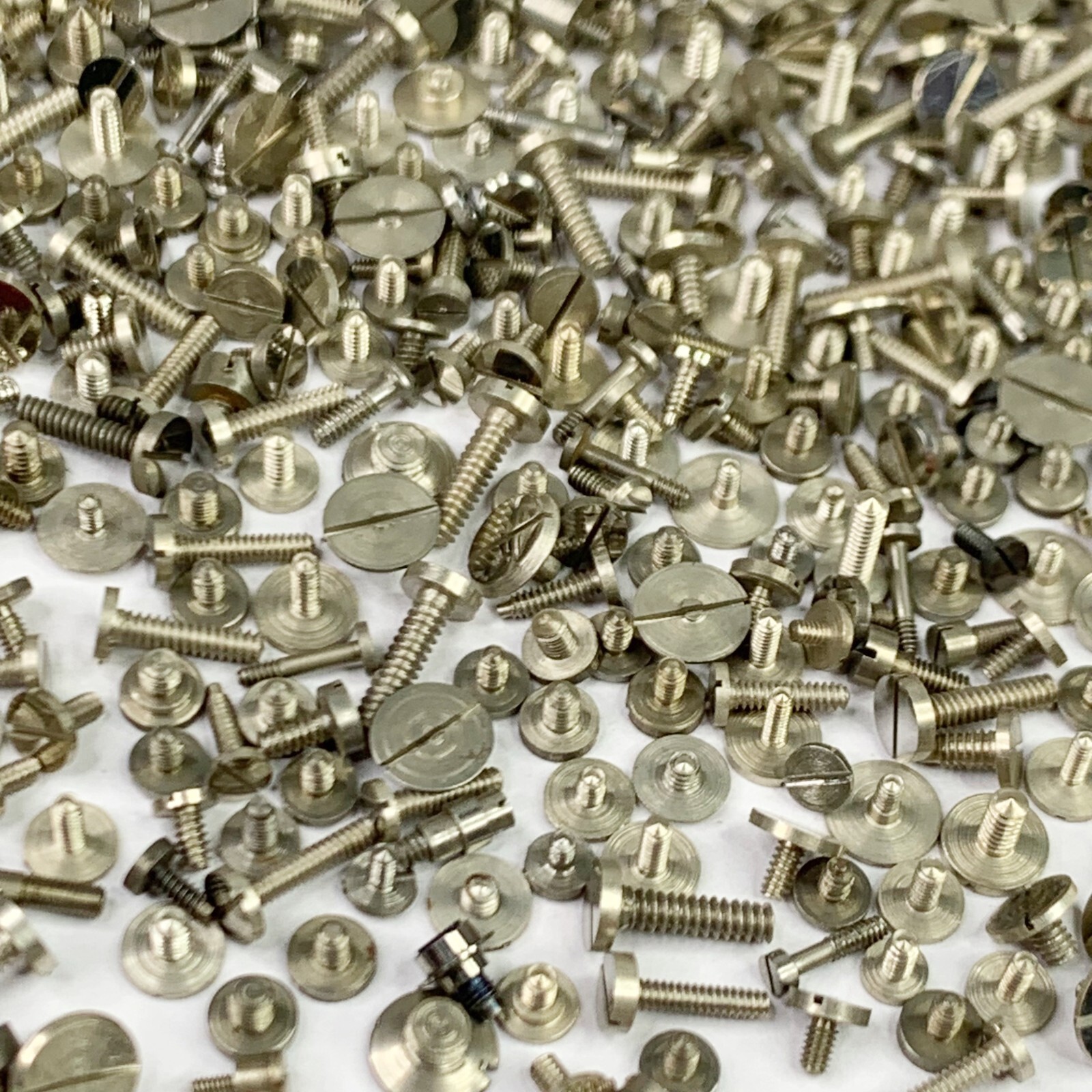 100 Watch Screws Pocket Wrist Parts Watchmaker Repair Assorted Job Lot Steampunk