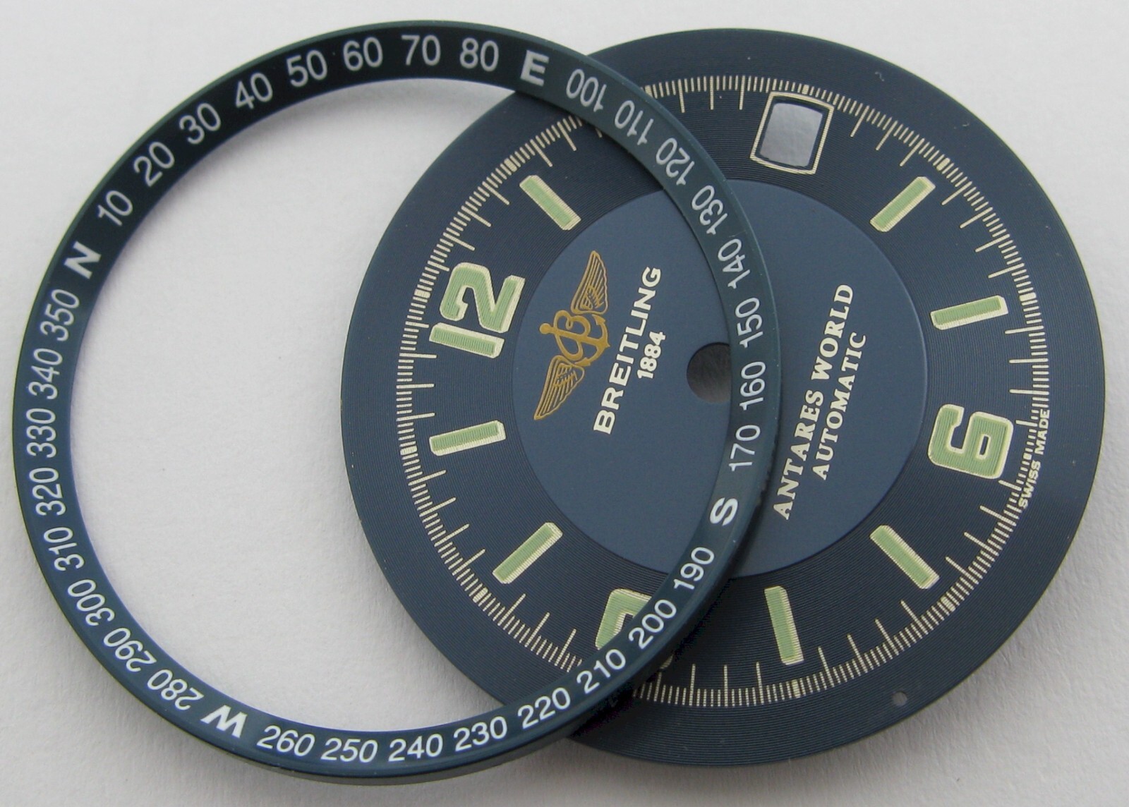 Dial Breitling 1884 antares world automatic blue shades + chapter ring Ø 29 mm