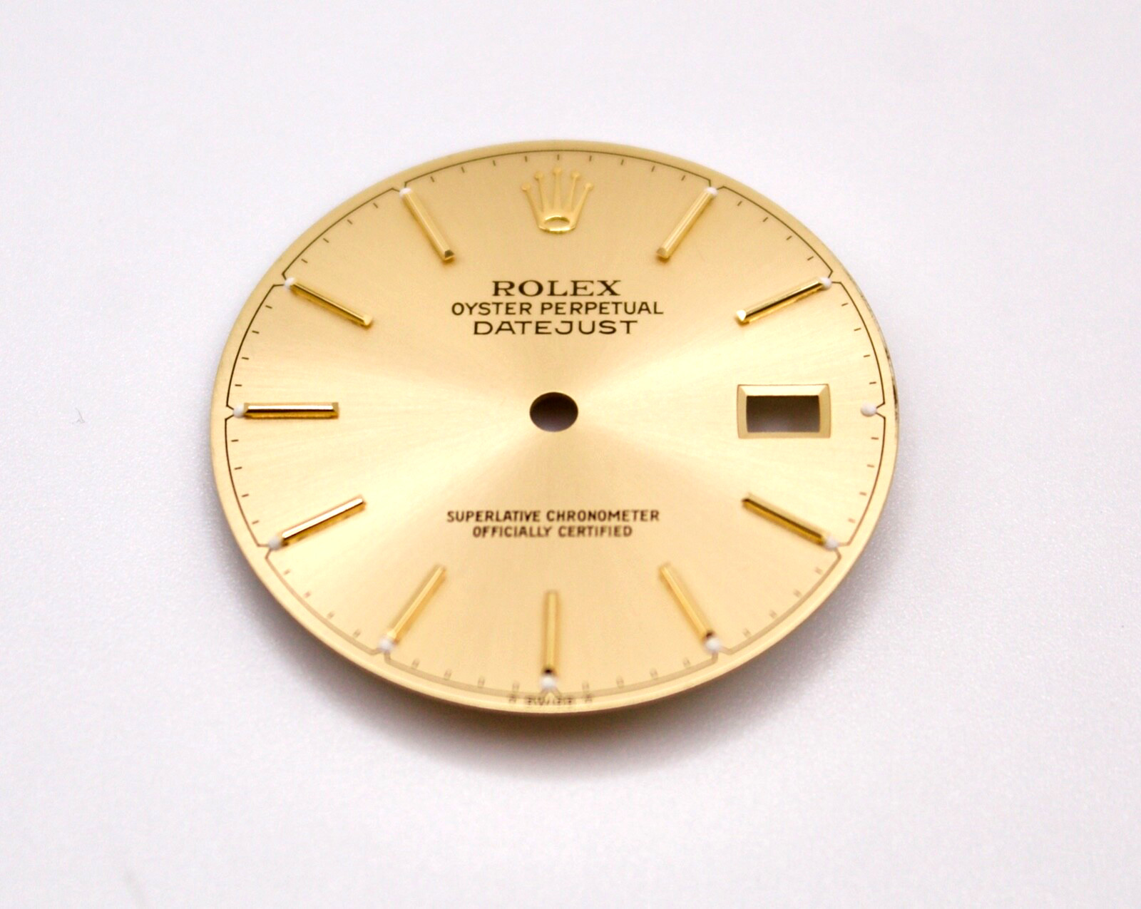 ORIGINAL Rolex Dial 36mm Datejust Champagne TT YG w Date 16233/16263/16203/16013