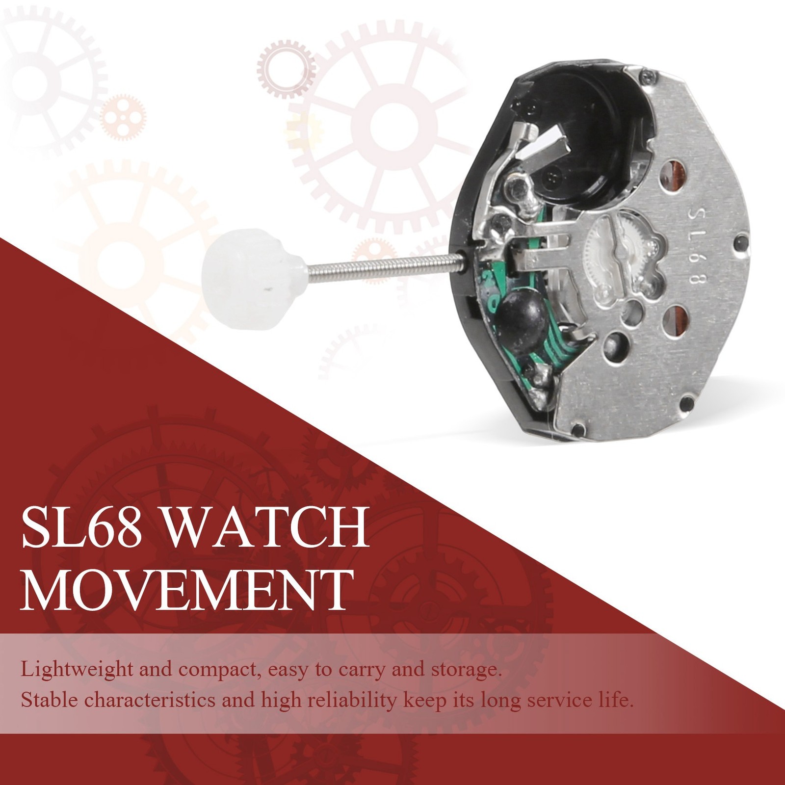 Watch Movement, 5Pcs SL68 Quartz Watch Movement Accessories Repairing7319