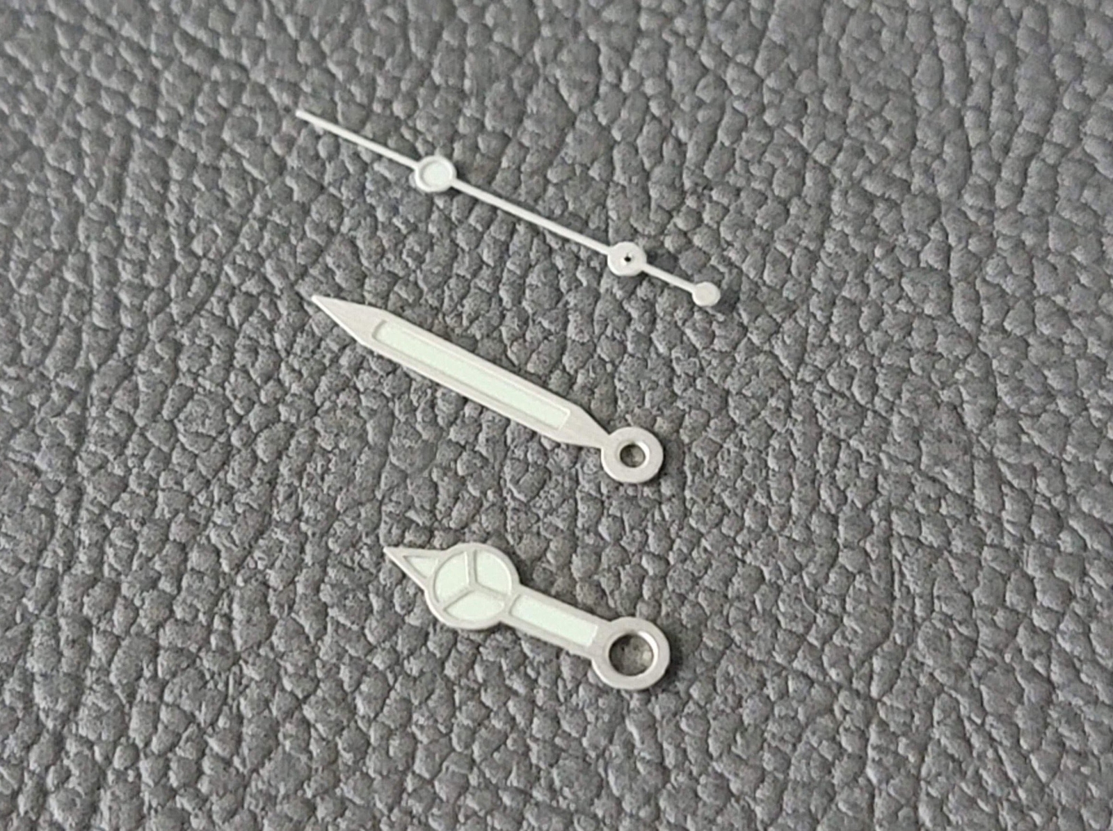 HANDS SET LOLLIPOP SUB SILVER BRUSH C3 / SEIKO MOD SKX SKX007 NH35 NH36 NH34