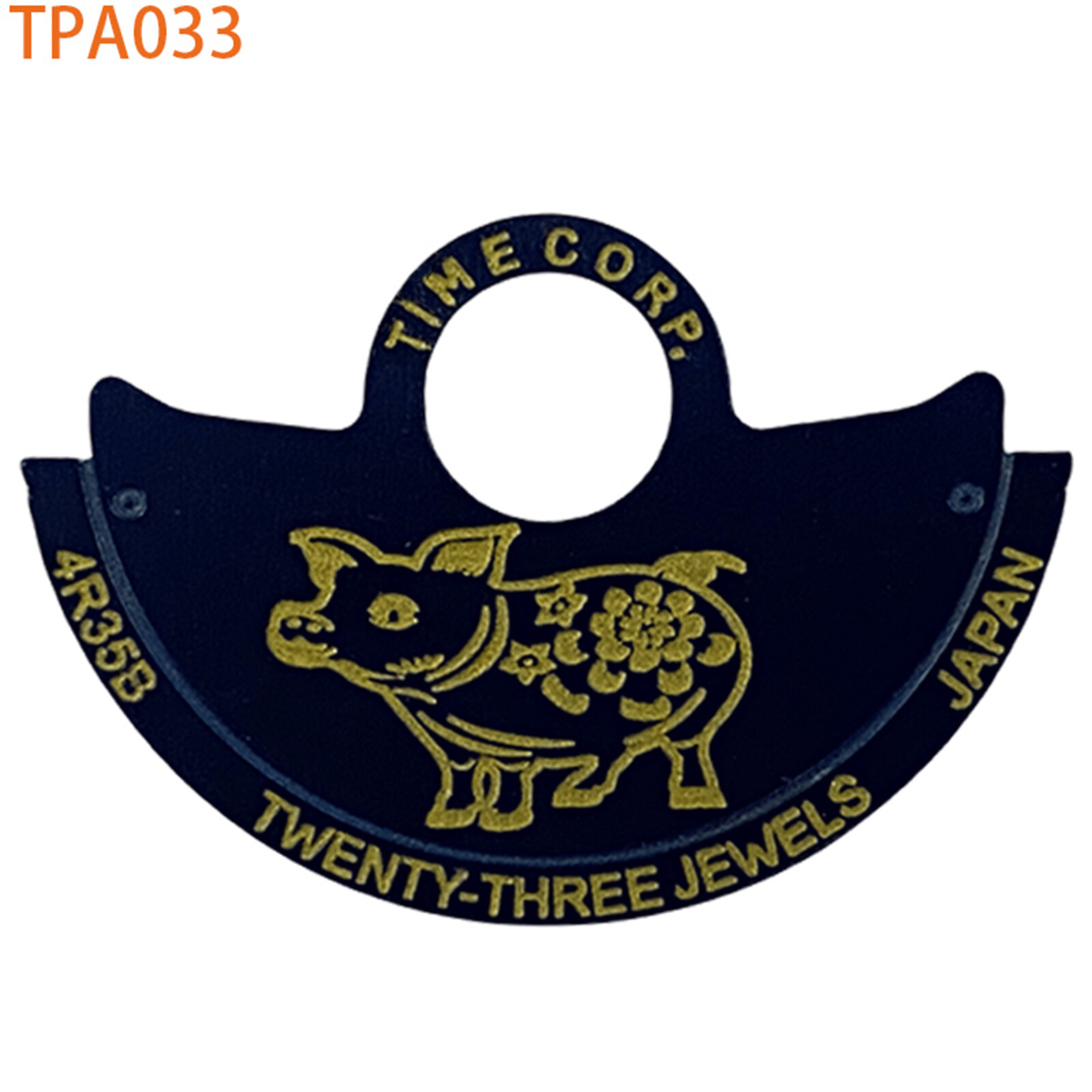 Zodiac Series Metal Sheet Automatic Hammer Patch for NH35 to 4R35B Movement Part