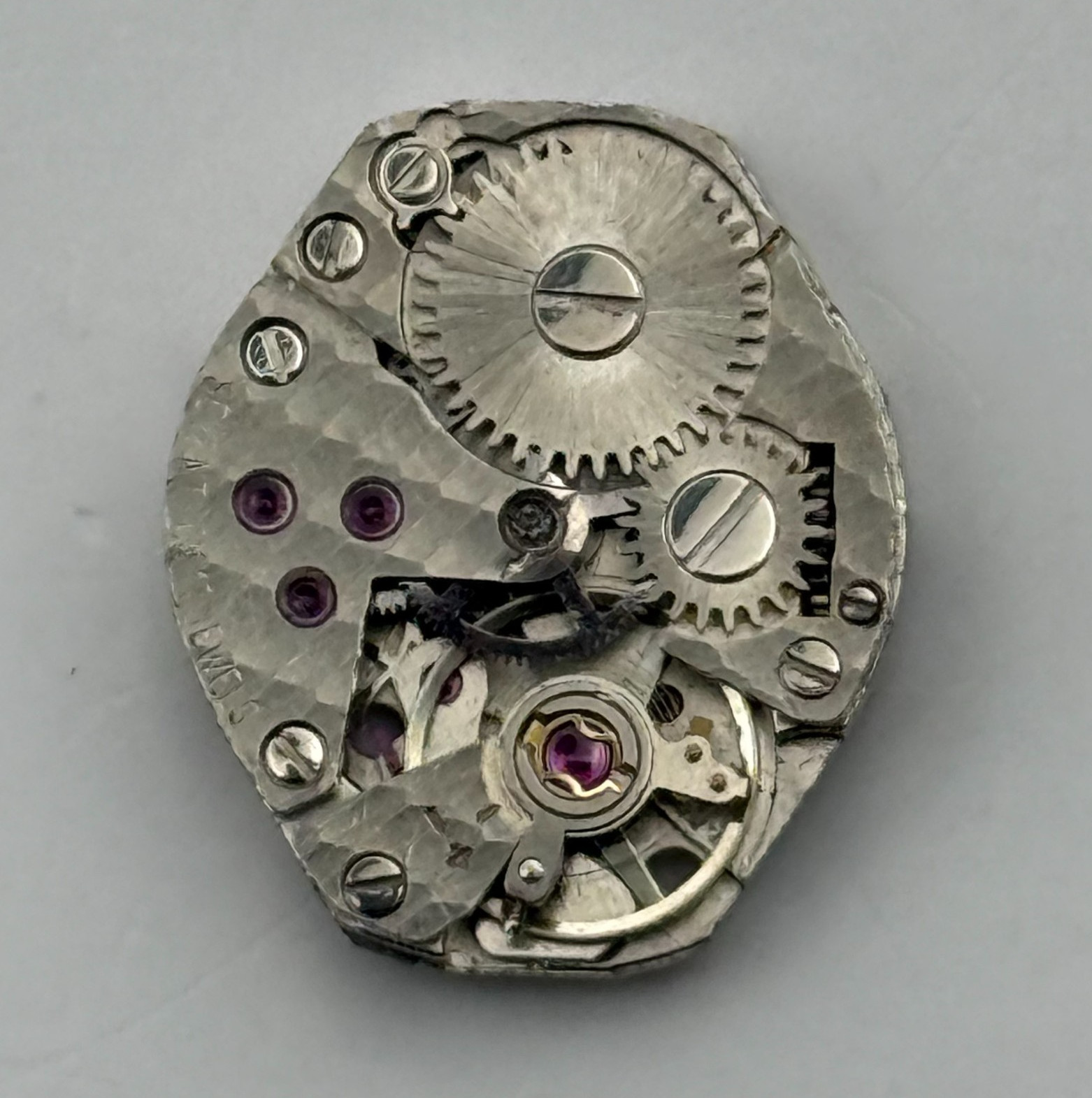 FHF 69-21 Watch Movement Swiss Manual Wind Vintage Parts Repair 15.3mm