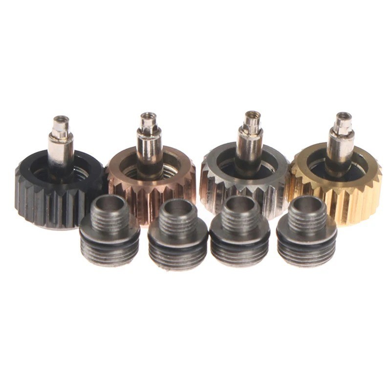 For Rolex Watch Replacement Crown 6mm Metal Repair Part Gold Silver Black Rose