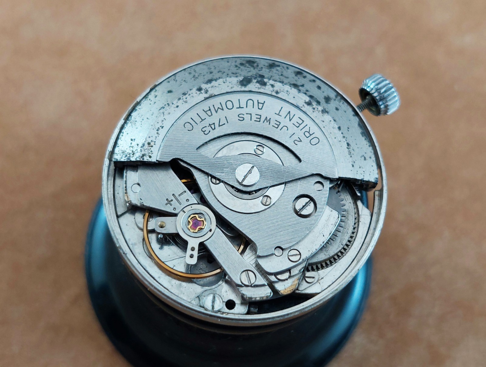 Original Vintage ORIENT Movement Caliber 1743 for 300m Skin Diver. Ca 1960’s