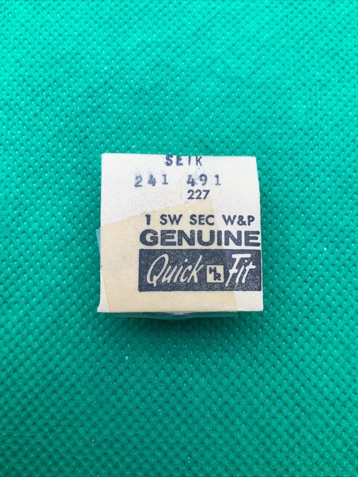 Quickfit For Seiko 241 491 Fourth Wheel, 241491, Sealed, NOS