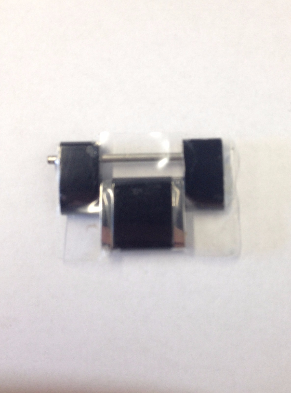 BULOVA MEN’S 98E003 & 98D107 WATCH PARTS LINK SS & BLACK IONIC PLATED 22.00 MM