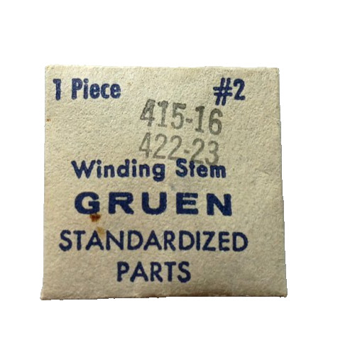Gruen 415 416 417 422 423 424 Winding Stem watch part #200/428F